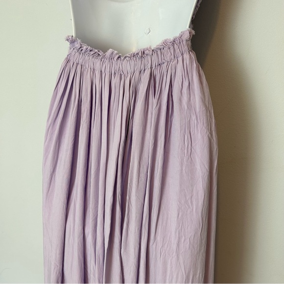 Pink Lily Boho Lavender Purple Crochet Maxi Dress Size Small - Picture 8 of 12
